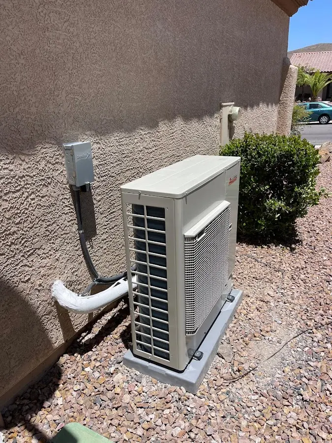 Residential air conditioning condenser unit in Sweetwater